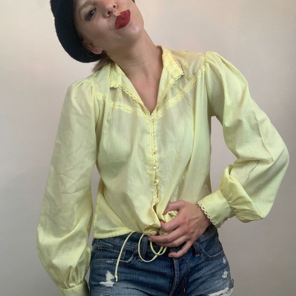 Yellow vintage shirt - Picture 6 of 7